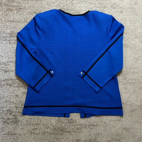 Ming Wang Women’s Blue Sweater Cardigan Size PM - Picture 12 of 13